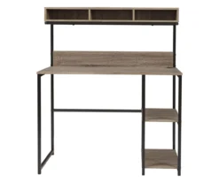 Daylicrew 2-Shelf Home Office Desk & Hutch 14 Daylicrew 2-Shelf Home Office Desk & Hutch -Chic Furniture Store 810542286 5