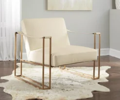 Kleemore Ostrich Embossed Leather Accent Chair 9 Kleemore Ostrich Embossed Leather Accent Chair -Chic Furniture Store 810542293 1