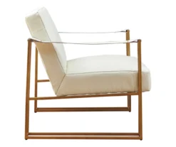 Kleemore Ostrich Embossed Leather Accent Chair 10 Kleemore Ostrich Embossed Leather Accent Chair -Chic Furniture Store 810542293 2