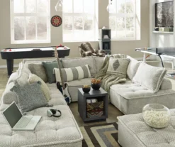 Bales Checkered Taupe Upholstered Accent Chair -Chic Furniture Store 810542299 10