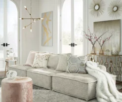 Bales Checkered Taupe Upholstered Accent Chair -Chic Furniture Store 810542299 13