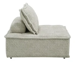 Bales Checkered Taupe Upholstered Accent Chair -Chic Furniture Store 810542299 3