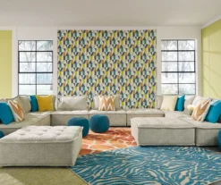 Bales Checkered Taupe Upholstered Accent Chair -Chic Furniture Store 810542299 5