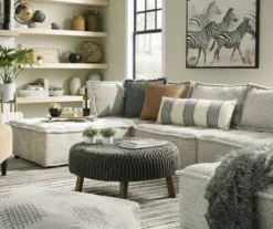 Bales Checkered Taupe Upholstered Accent Chair -Chic Furniture Store 810542299 8