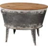 Shellmond Galvanized Metal Tub Coffee Table 1 Shellmond Galvanized Metal Tub Coffee Table -Chic Furniture Store 810542310
