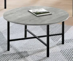 Monarch Round 3-Piece Occasional Table Set -Chic Furniture Store 810542425 3