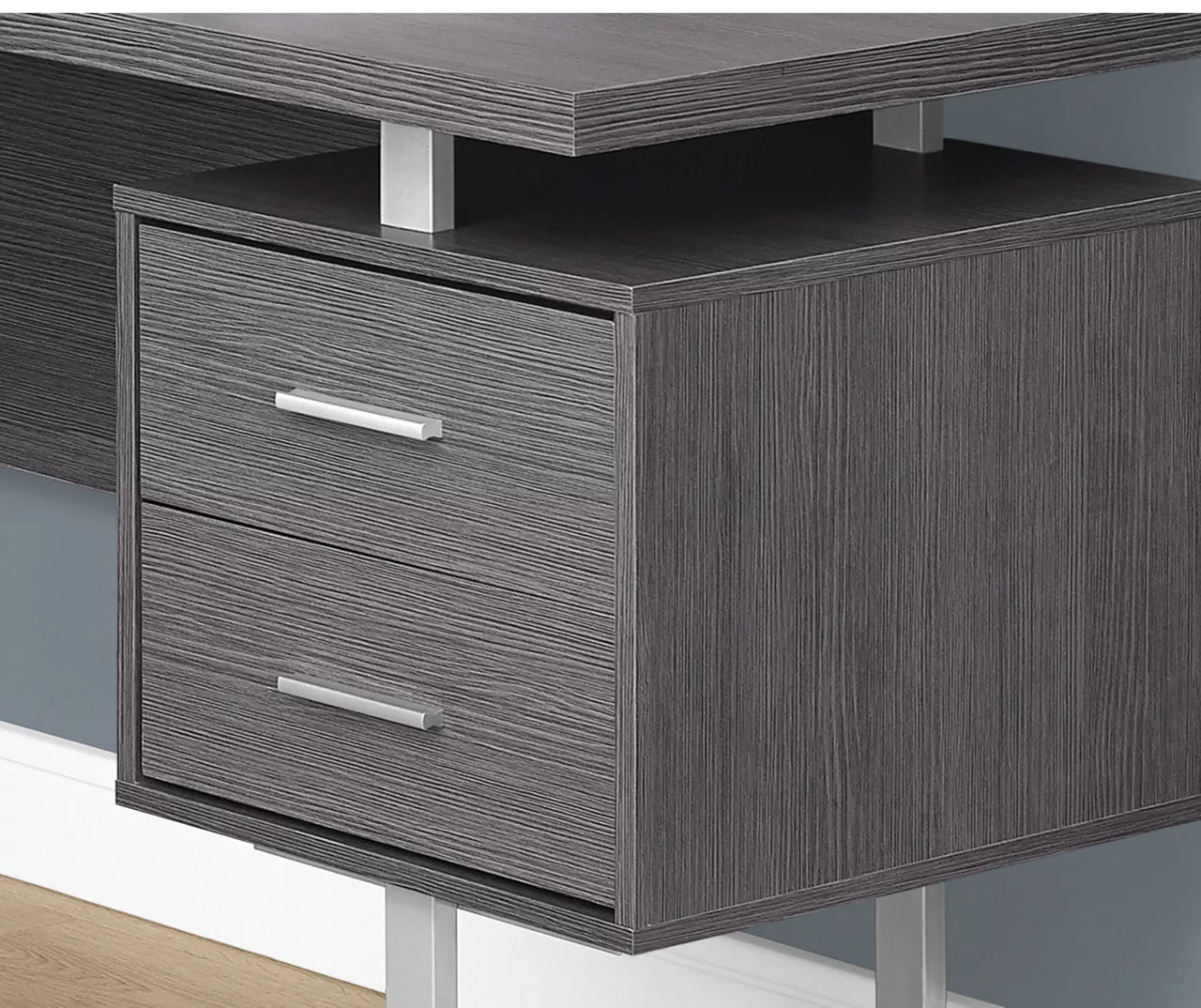 Monarch Metal 3-Drawer L-Shaped Computer Desk 8 Monarch Metal 3-Drawer L-Shaped Computer Desk - Image 6