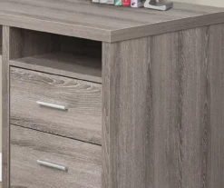 Monarch Metal 2-Drawer L-Shaped Computer Desk 41 Monarch Metal 2-Drawer L-Shaped Computer Desk -Chic Furniture Store 810542429 3