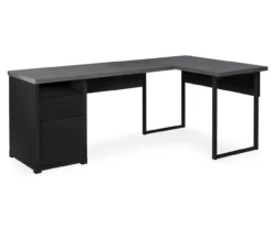 Monarch Metal 2-Drawer L-Shaped Computer Desk 24 Monarch Metal 2-Drawer L-Shaped Computer Desk -Chic Furniture Store 810542430 2