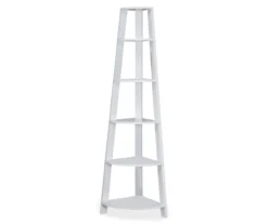 Chic Furniture Store 38 Monarch 5-Shelf Etagere Corner Bookcase