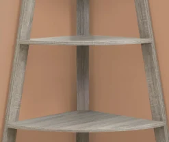 Monarch 4-Shelf Etagere Corner Bookcase -Chic Furniture Store 810542452 3