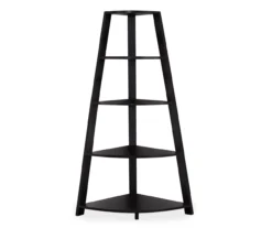 Chic Furniture Store 36 Monarch 4-Shelf Etagere Corner Bookcase