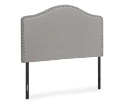 Monarch Linen Nailhead Trim Headboard -Chic Furniture Store 810542523 2