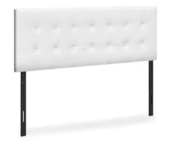 Monarch Faux Leather Button Tufted Headboard 37 Monarch Faux Leather Button Tufted Headboard -Chic Furniture Store 810542527 2
