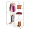 White Double-Rod Open Closet -Chic Furniture Store 810542680