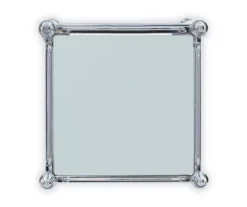 Hawkins Chrome & Glass 3-Shelf Rolling Cart -Chic Furniture Store 810543096 5