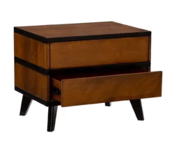 Manhattan Walnut 2-Drawer Mid-Century Wood Nightstand 19 Manhattan Walnut 2-Drawer Mid-Century Wood Nightstand -Chic Furniture Store 810543109 A0 6