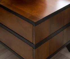 Manhattan Walnut 2-Drawer Mid-Century Wood Nightstand 17 Manhattan Walnut 2-Drawer Mid-Century Wood Nightstand -Chic Furniture Store 810543109 A8 10