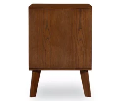 Shay Walnut 2-Drawer Wood Nightstand -Chic Furniture Store 810543116 4