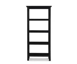 Richland Black 4-Shelf Bookcase -Chic Furniture Store 810543156 3