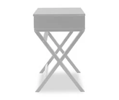 Kari White Lift-Top Campaign Desk -Chic Furniture Store 810543181 4