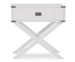 Cami Single Drawer X Base Accent Table -Chic Furniture Store 810543185 3