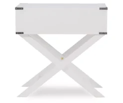 Cami Single Drawer X Base Accent Table -Chic Furniture Store 810543185 5