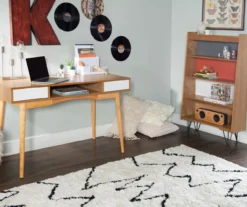 Nate Ash & White 2-Drawer Writing Desk -Chic Furniture Store 810543187 A0 9