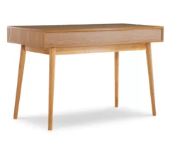 Nate Ash & White 2-Drawer Writing Desk -Chic Furniture Store 810543187 A2 3