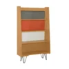 Nate Ash 4-Shelf Bookcase -Chic Furniture Store 810543195 1