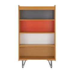 Nate Ash 4-Shelf Bookcase -Chic Furniture Store 810543195 3