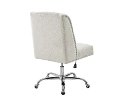 Comfort Home Warm White Sherpa Chair 10 Comfort Home Warm White Sherpa Chair -Chic Furniture Store 810543232 4