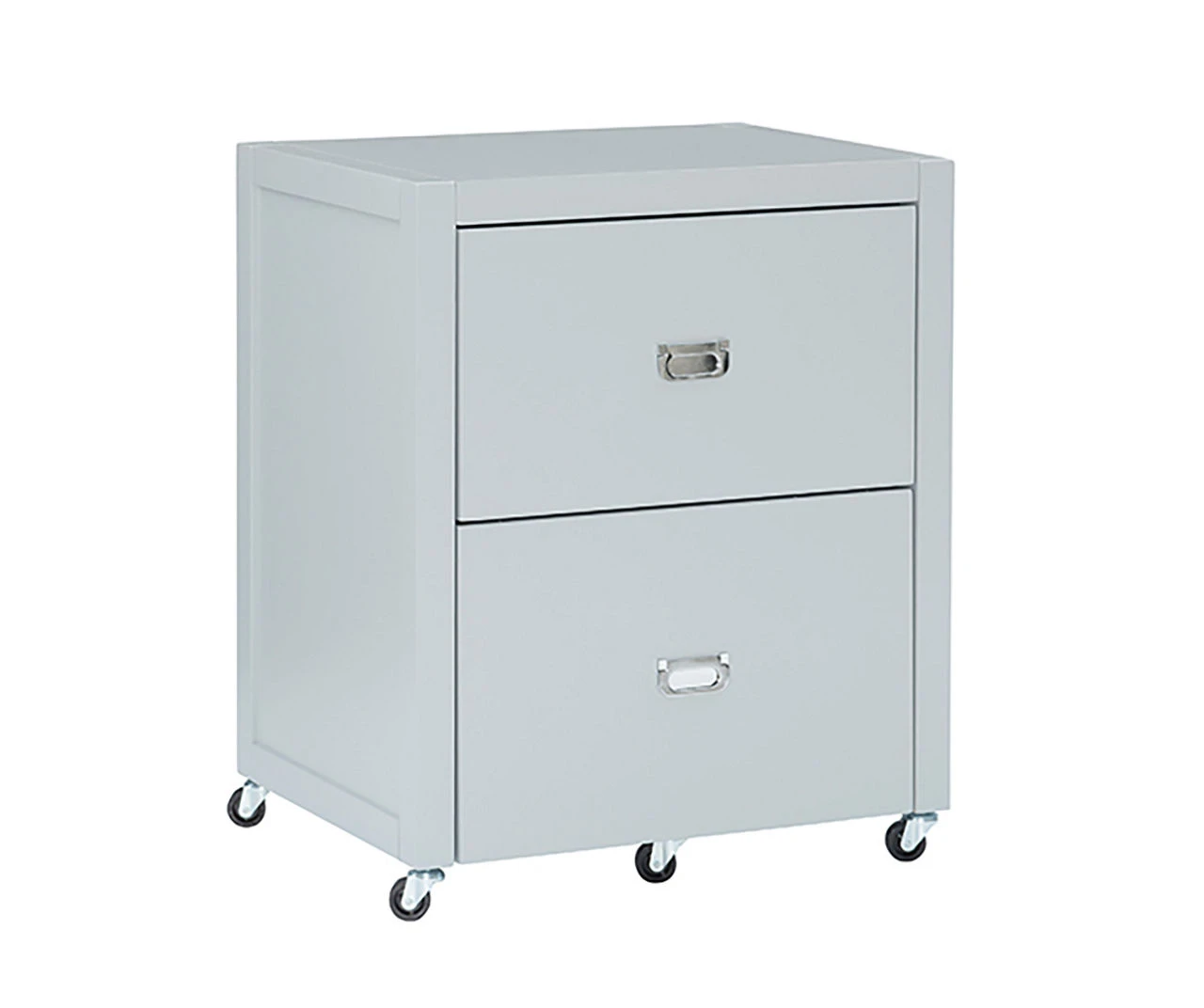 Kari Gray 2-Drawer Rolling Filing Cabinet 3 Kari Gray 2-Drawer Rolling Filing Cabinet