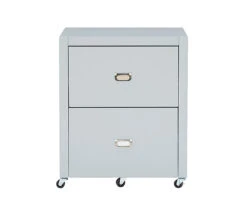 Kari Gray 2-Drawer Rolling Filing Cabinet 9 Kari Gray 2-Drawer Rolling Filing Cabinet -Chic Furniture Store 810543238 3