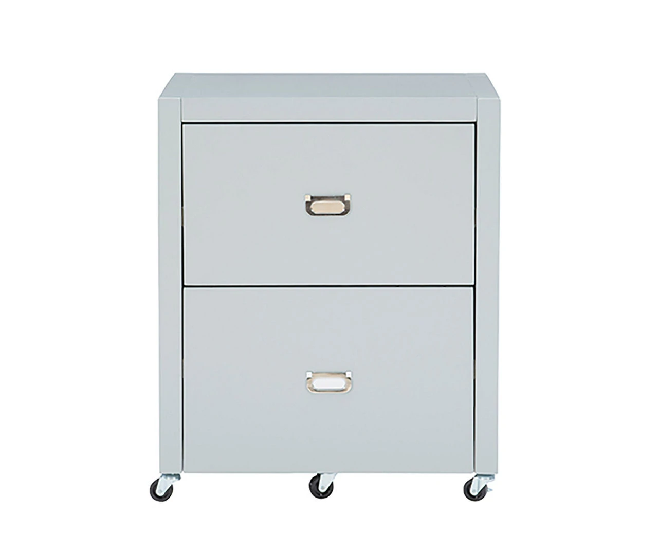Kari Gray 2-Drawer Rolling Filing Cabinet 5 Kari Gray 2-Drawer Rolling Filing Cabinet - Image 3