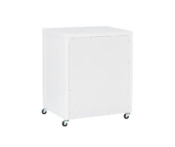 Kari White 2-Drawer Rolling Filing Cabinet -Chic Furniture Store 810543247 5