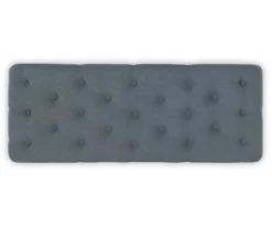 Claire Linen Upholstered Rolling Bench -Chic Furniture Store 810543278 5