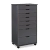 Craft Mate Gray Wood 8-Drawer Rolling Storage Cart -Chic Furniture Store 810543293 1