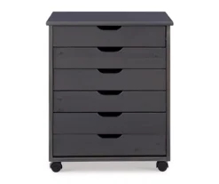 Craft Mate Wide Gray 6-Drawer Rolling Storage Cart -Chic Furniture Store 810543297 3