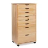 Craft Mate Natural Wood 8-Drawer Rolling Storage Cart -Chic Furniture Store 810543300 1