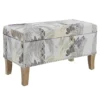Lisa Palm Tree Storage Ottoman -Chic Furniture Store 810543332 1
