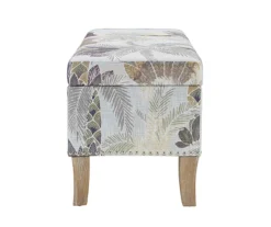 Lisa Palm Tree Storage Ottoman -Chic Furniture Store 810543332 5