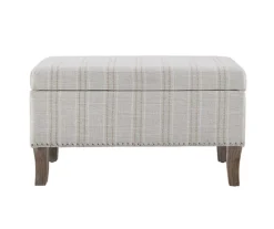 Lisa Railroad Striped Storage Ottoman 9 Lisa Railroad Striped Storage Ottoman -Chic Furniture Store 810543333 3