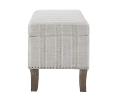 Lisa Railroad Striped Storage Ottoman 11 Lisa Railroad Striped Storage Ottoman -Chic Furniture Store 810543333 5