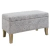 Lisa Seashell Storage Ottoman -Chic Furniture Store 810543334 1