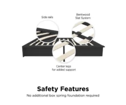 DHP Micah Gray Linen Queen Platform Bed -Chic Furniture Store 810543448 3