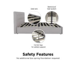 Atwater Living DHP Ryder Linen Upholstered Bed With Storage -Chic Furniture Store 810543649 2