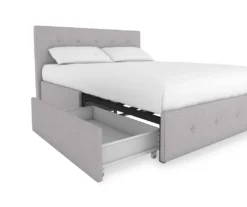 Atwater Living DHP Ryder Linen Upholstered Bed With Storage -Chic Furniture Store 810543649 4