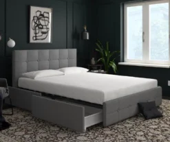 Atwater Living DHP Ryder Linen Upholstered Bed With Storage -Chic Furniture Store 810543649 6