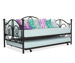 Chic Furniture Store 15 DHP Bradford Bronze Metal Twin Daybed & Trundle